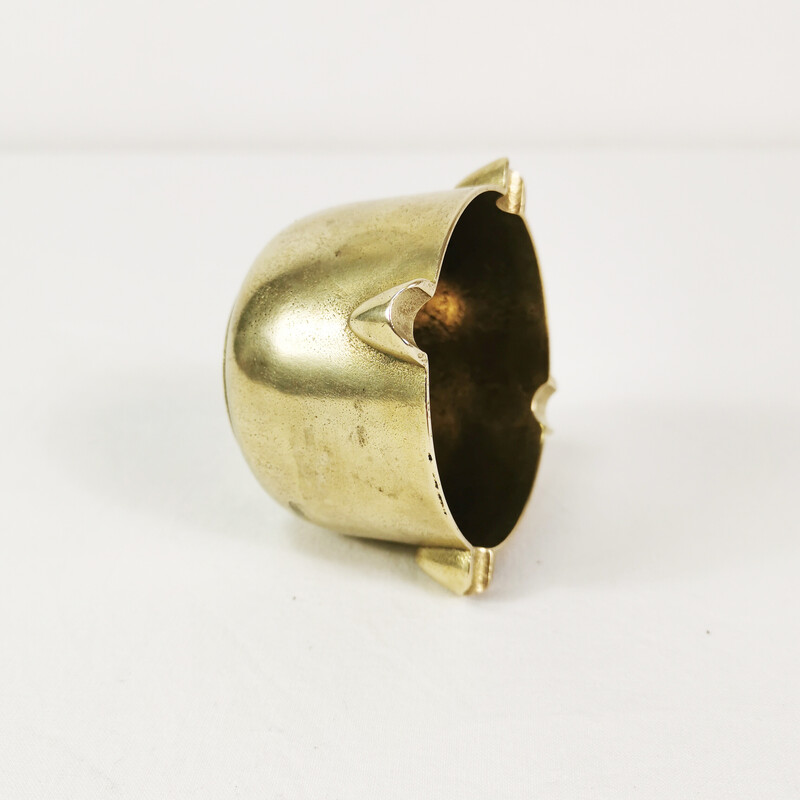 Vintage brass ashtray, Sweden 1950