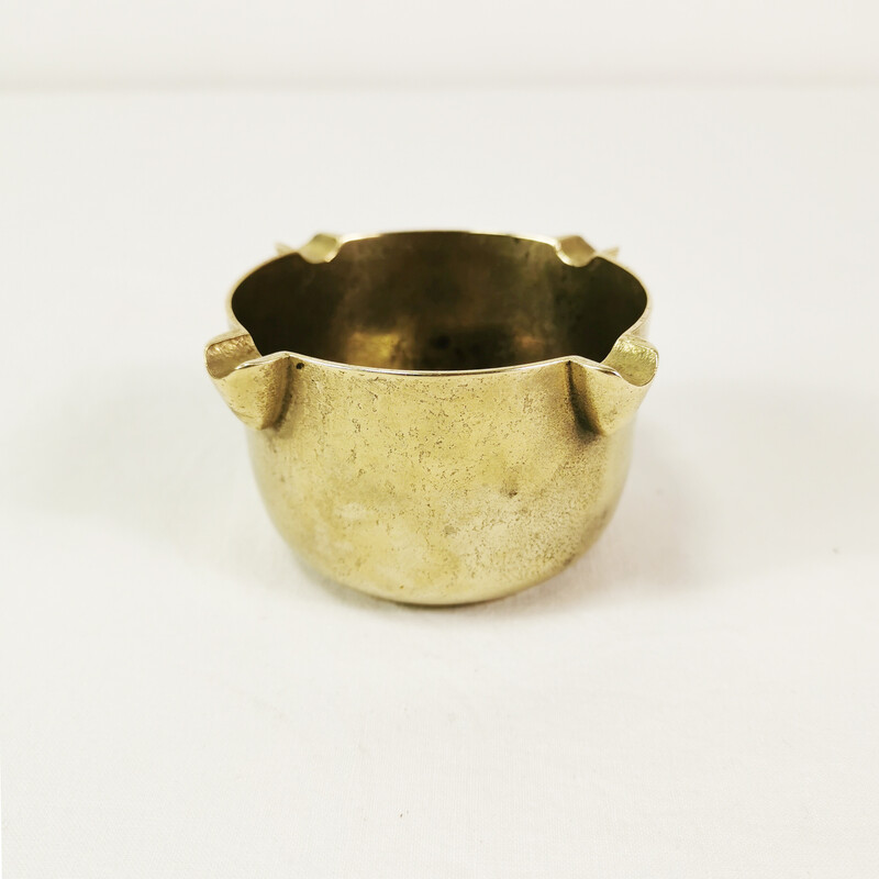 Vintage brass ashtray, Sweden 1950