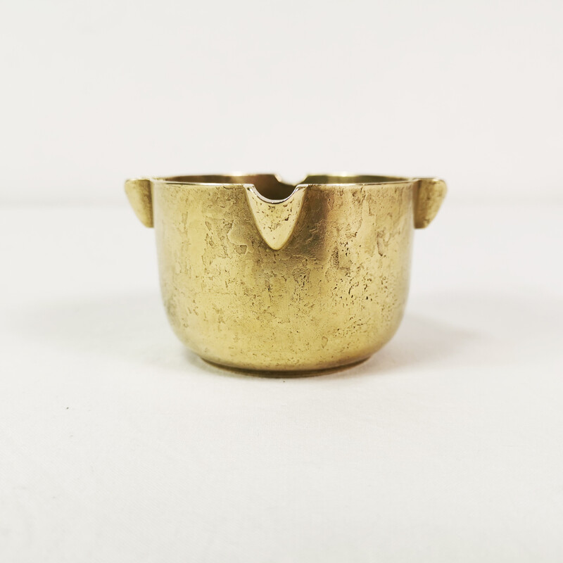 Vintage brass ashtray, Sweden 1950