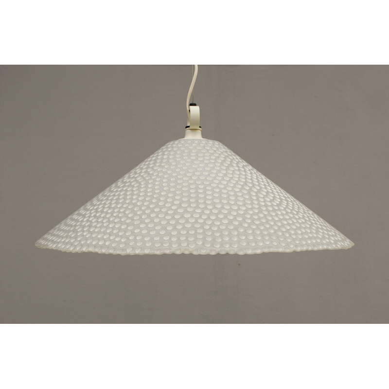 Vintage sculptural pendant lamp by Peill and Putzler, 1970s
