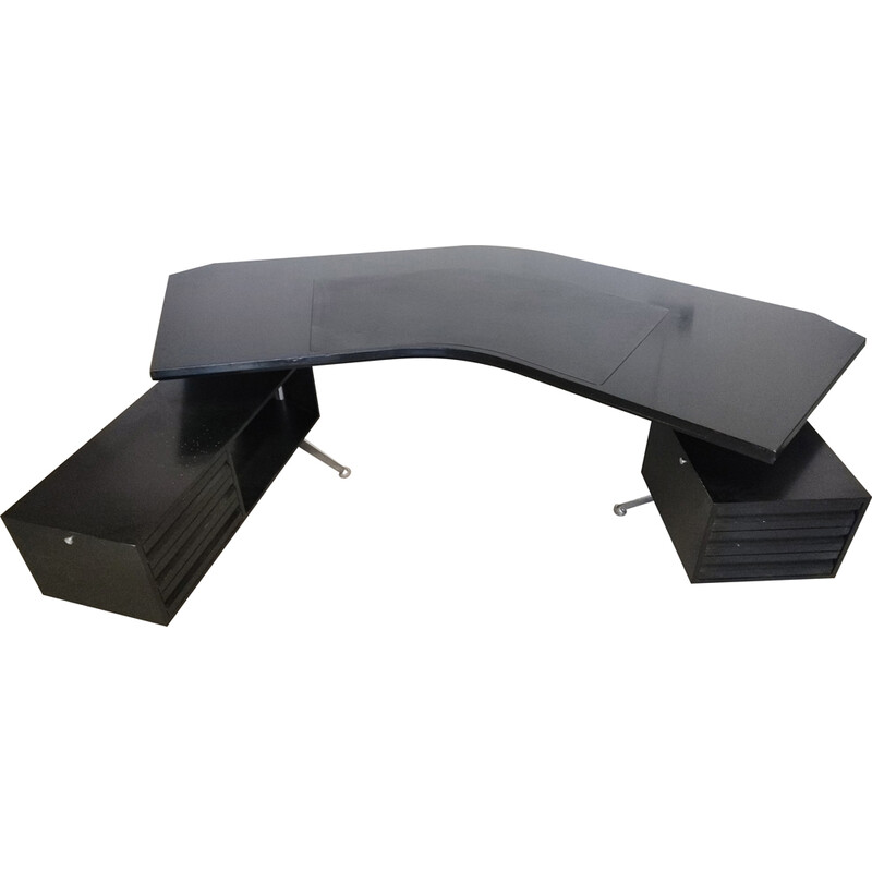 Vintage boomerang desk by Osvaldo Borsani for Tecno