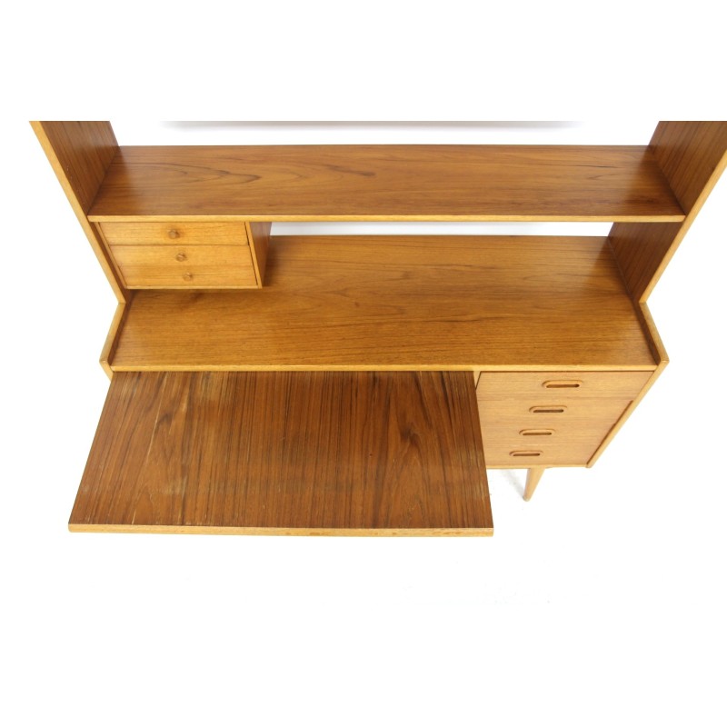 Scandinavian vintage teak secretary, Sweden 1960