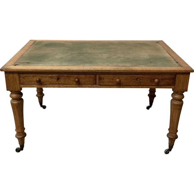 Vintage English writing table by Holland and Sons