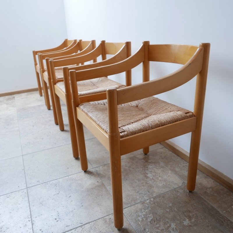 Set van 4 Italiaanse vintage Carimate fauteuils, 1960