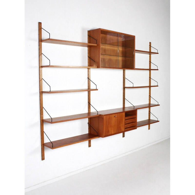 Vintage modular wall unit by Poul Cadovius for Cado, Denmark 1960s