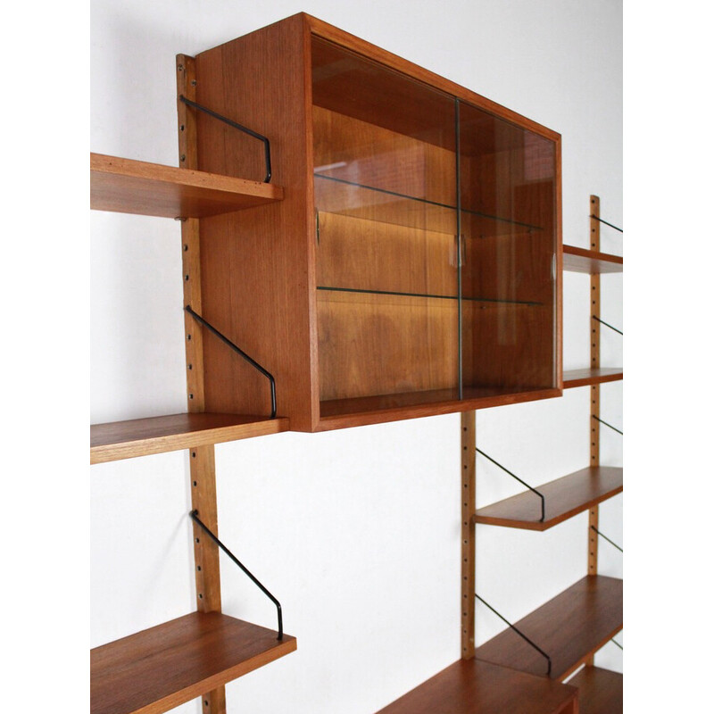 Vintage modular wall unit by Poul Cadovius for Cado, Denmark 1960s