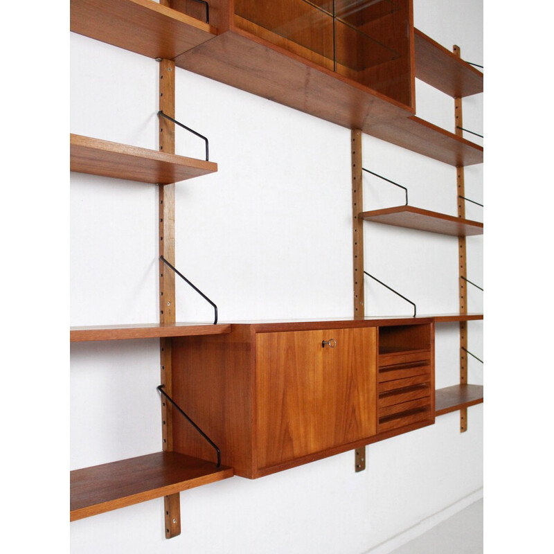 Vintage modular wall unit by Poul Cadovius for Cado, Denmark 1960s