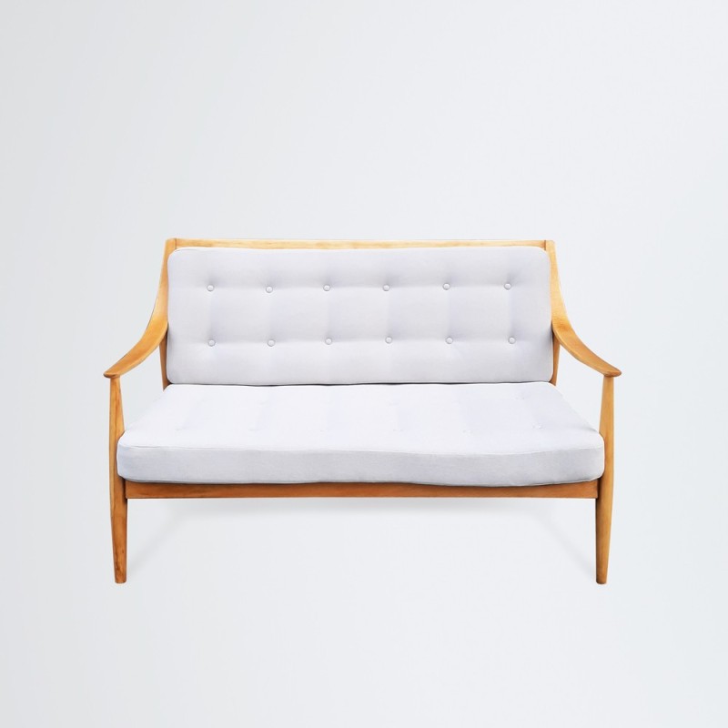 Vintage 2-seater sofa by Peter Hvidt and Orla Mølgaard-Nielsen for France and Daverkosen, Denmark 1950s