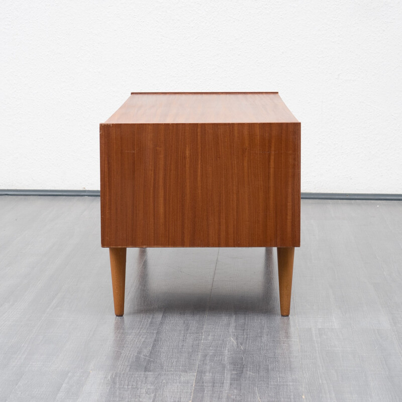Bicoloured chest of drawers in teak - 1960s