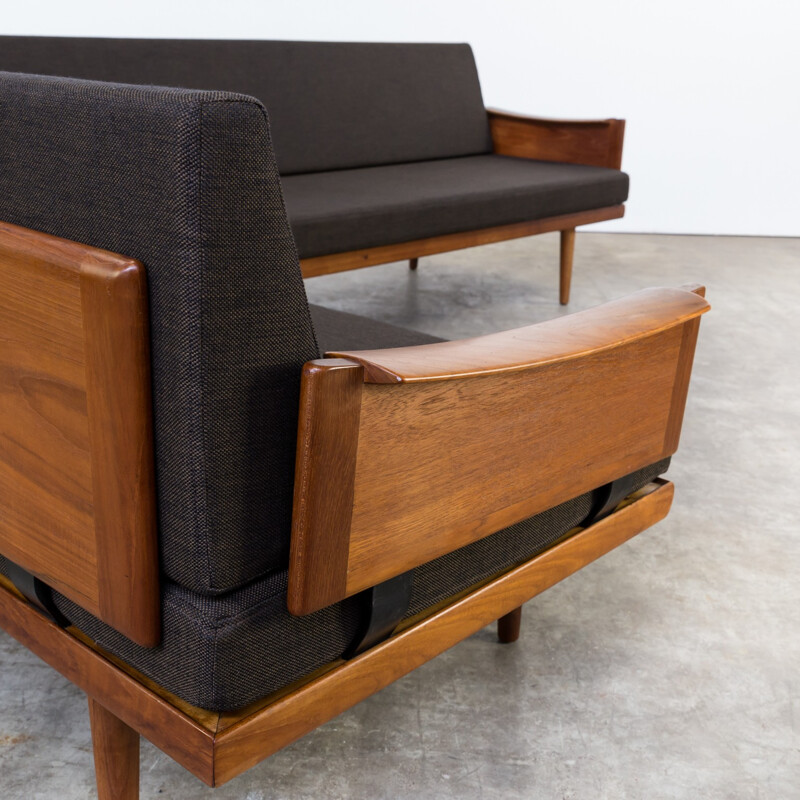 Sofa set corner table by Edvard & Tove Kindt Larsen for Gustav Bahus - 1960s