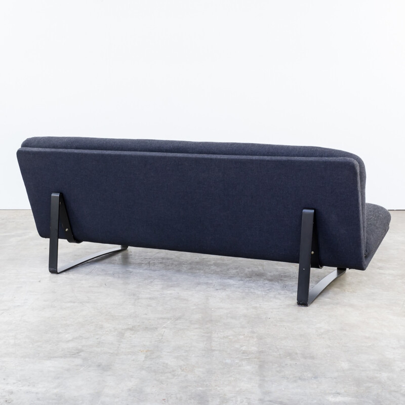 683 grey woolen by Kho Liang Ie sofa for Artifort - 1960s