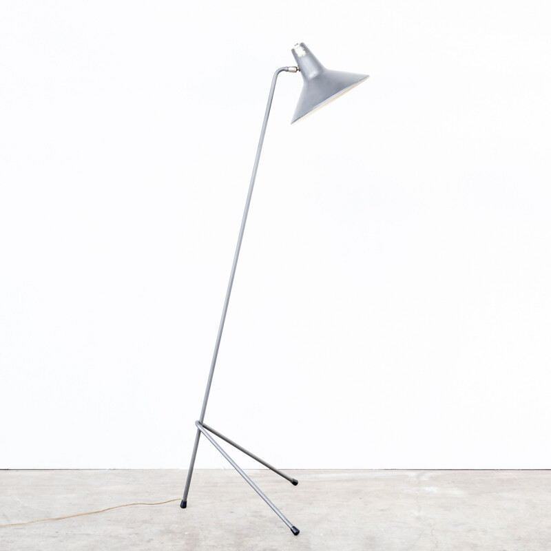 Tripod floor lamp in metal - 1960s