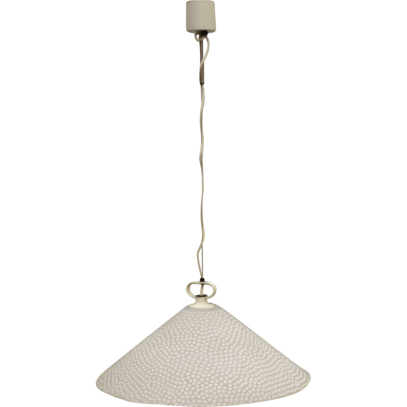 Vintage sculptural pendant lamp by Peill and Putzler, 1970s