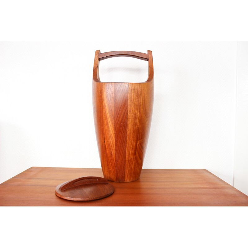 Ice bucket in teak, Jens QUISTGAARD - 1960s