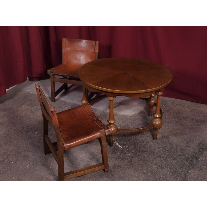 Vintage wooden coffee table, Denmark 1920-1940s