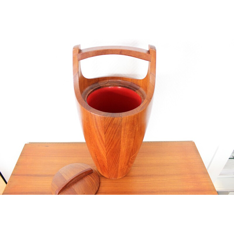 Ice bucket in teak, Jens QUISTGAARD - 1960s