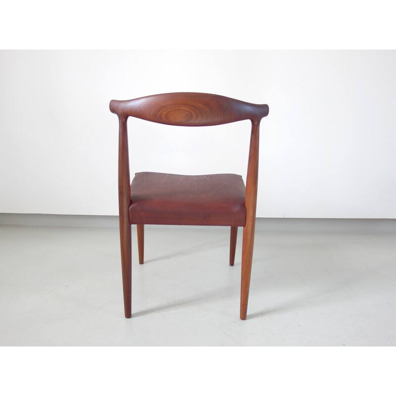 Ensemble de 4 chaises sculpturales vintage par Vamo Sønderborg, Danemark 1960