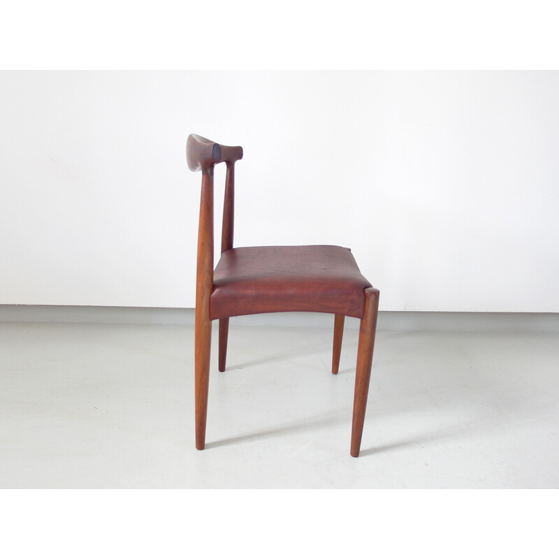 Ensemble de 4 chaises sculpturales vintage par Vamo Sønderborg, Danemark 1960