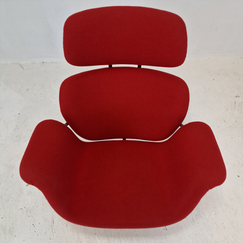 Vintage tulip armchair and ottoman by Pierre Paulin for Artifort, 1965