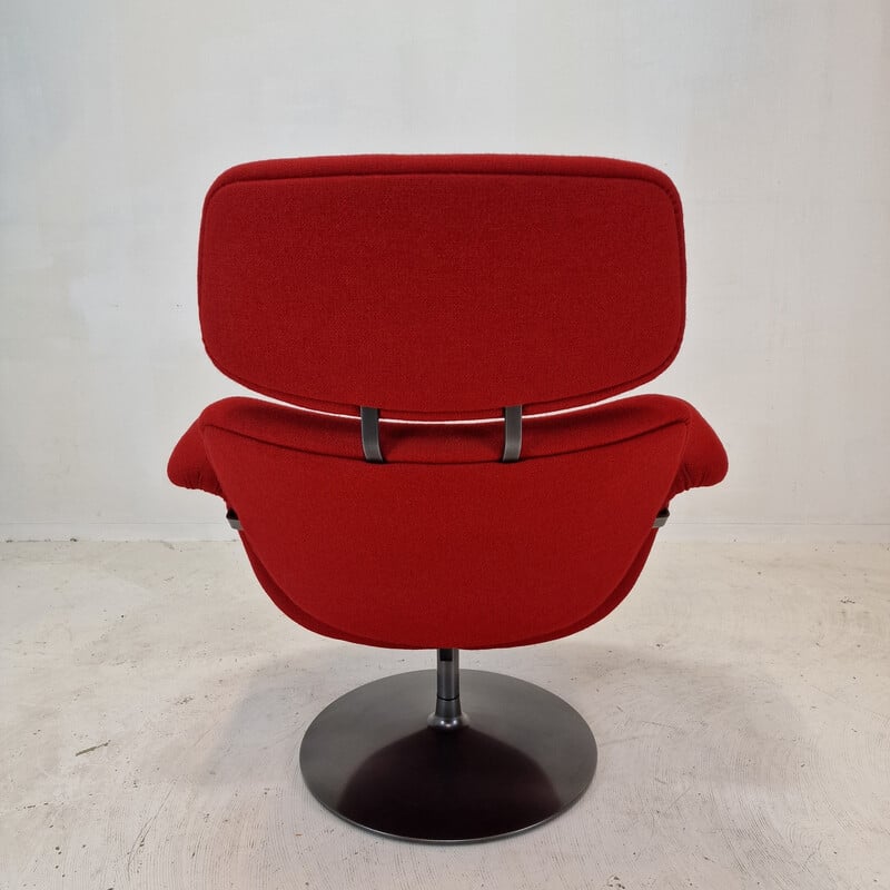 Vintage tulip armchair and ottoman by Pierre Paulin for Artifort, 1965