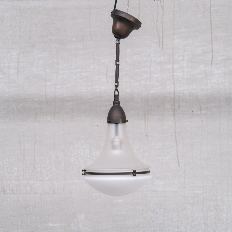 Vintage "Luzette" pendant lamp by Peter Behrens, Germany 1910