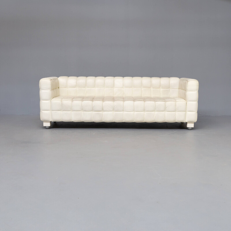 Vintage ‘kubus’ sofa by Josef Hoffmann for Wittmann