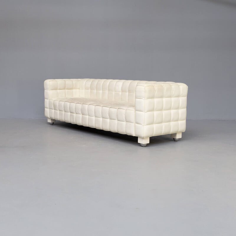 Vintage ‘kubus’ sofa by Josef Hoffmann for Wittmann