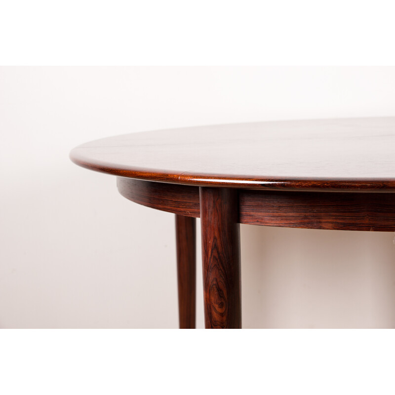 Vintage rosewood table model 55 by Arne Vodder for Sibast, Denmark 1958