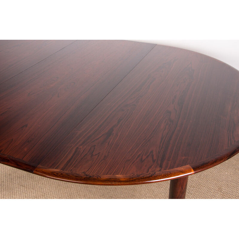 Vintage rosewood table model 55 by Arne Vodder for Sibast, Denmark 1958