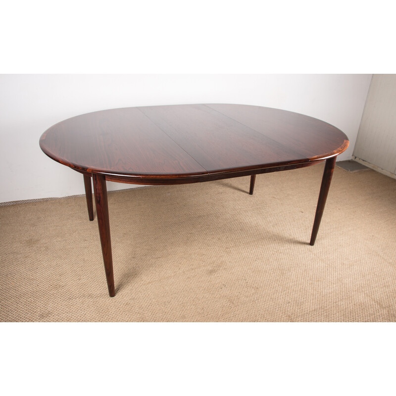 Vintage rosewood table model 55 by Arne Vodder for Sibast, Denmark 1958