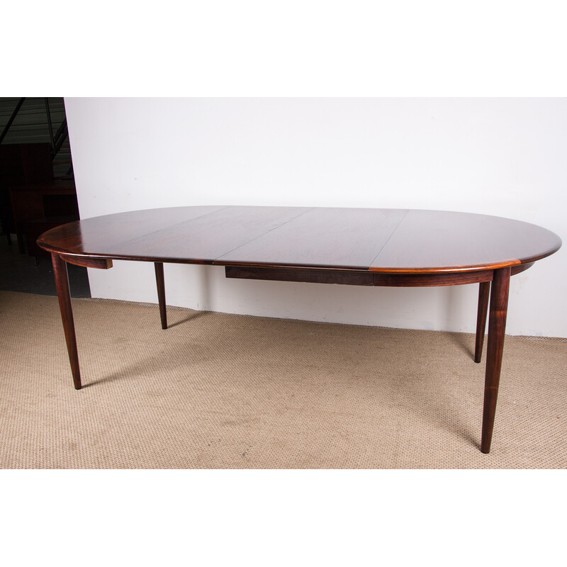 Vintage rosewood table model 55 by Arne Vodder for Sibast, Denmark 1958