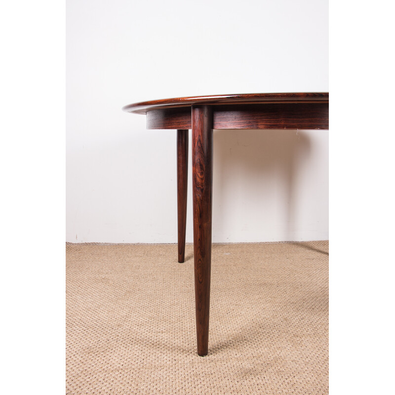 Vintage rosewood table model 55 by Arne Vodder for Sibast, Denmark 1958