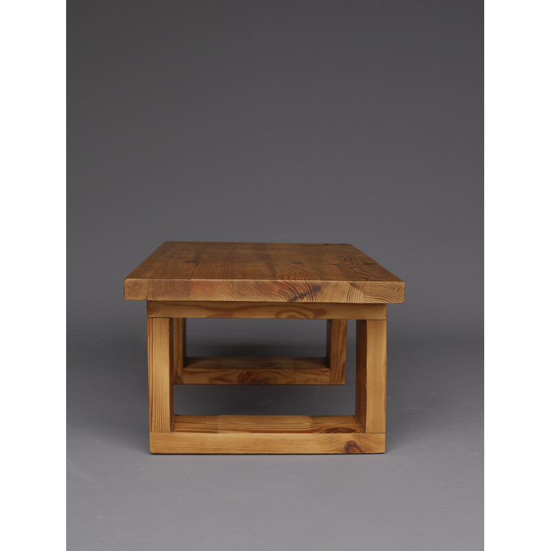 Table basse vintage par Ate van Apeldoorn pour Houtwerk Hattem, 1970