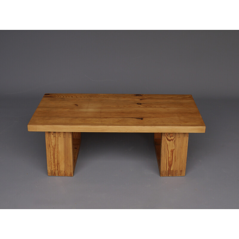 Table basse vintage par Ate van Apeldoorn pour Houtwerk Hattem, 1970