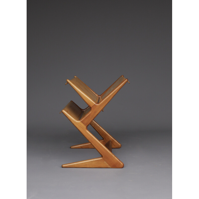 Italian mid-century sculptural magazine rack, 1950s