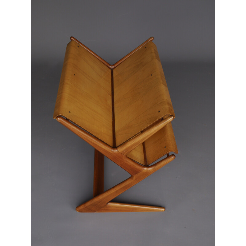 Italian mid-century sculptural magazine rack, 1950s