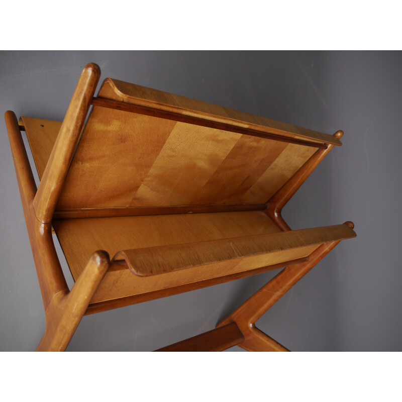 Italian mid-century sculptural magazine rack, 1950s