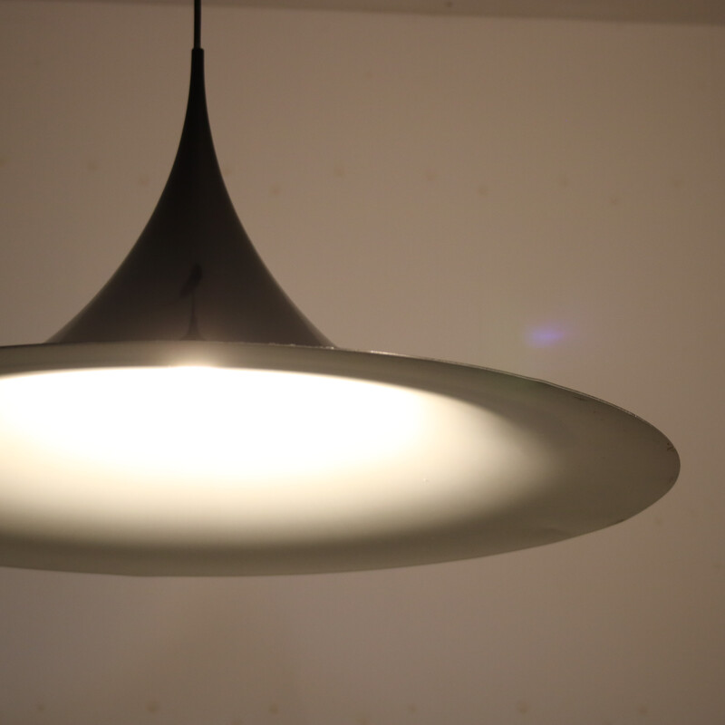 Vintage “Semi” pendant lamp by Claus Bonderup and Torsten Thorup for Fog and Morup, Denmark 1960s