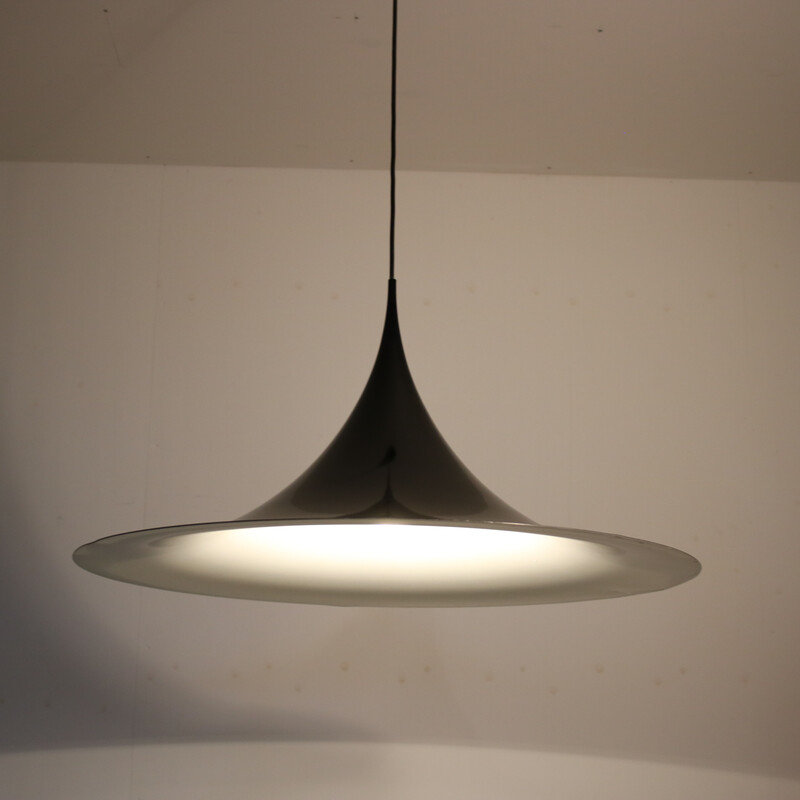 Vintage “Semi” pendant lamp by Claus Bonderup and Torsten Thorup for Fog and Morup, Denmark 1960s