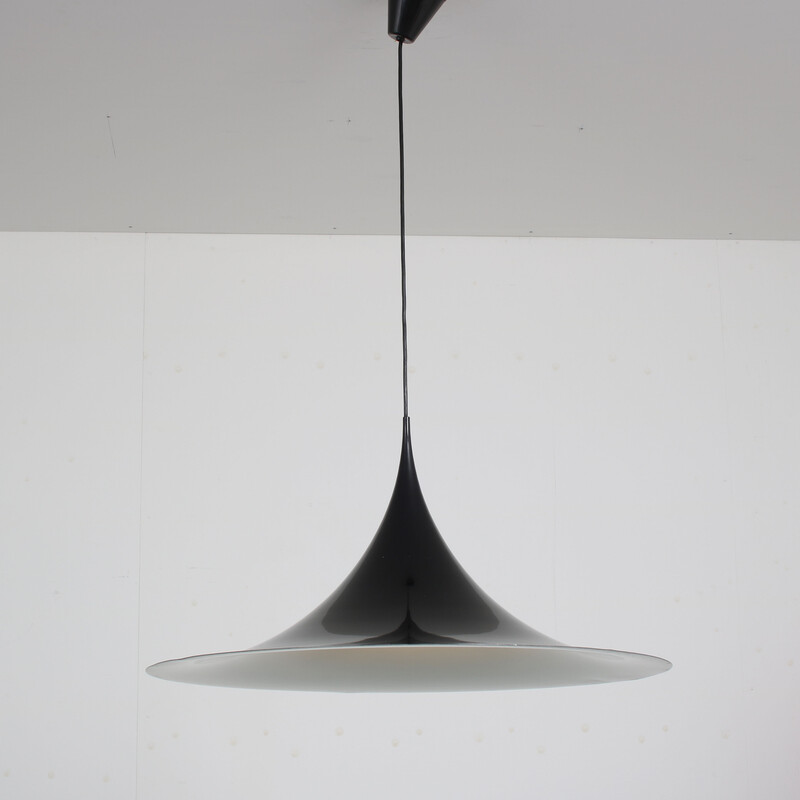 Lampada a sospensione vintage "Semi" di Claus Bonderup e Torsten Thorup per Fog e Morup, Danimarca 1960