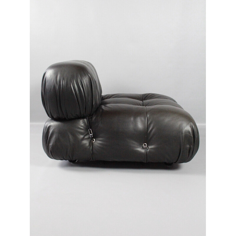 Sillón vintage de cuero "Cameleonda" de Mario Bellini para B and B, Italia 1970