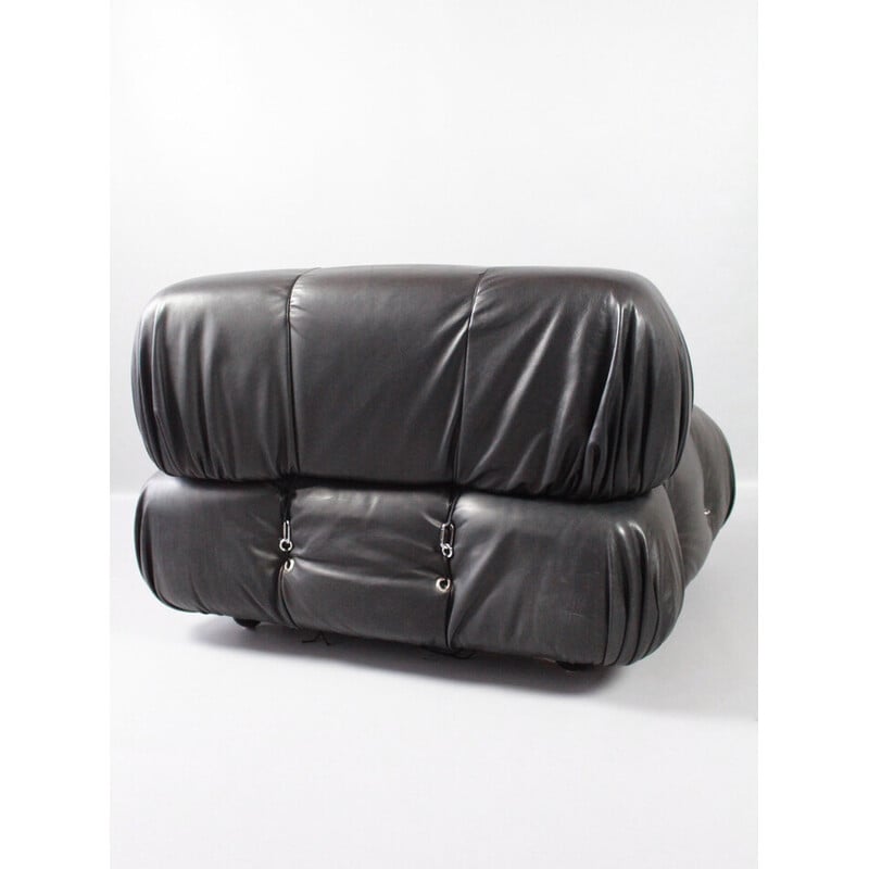 Vintage leather armchair "Cameleonda" by Mario Bellini for B and B, Italy 1970