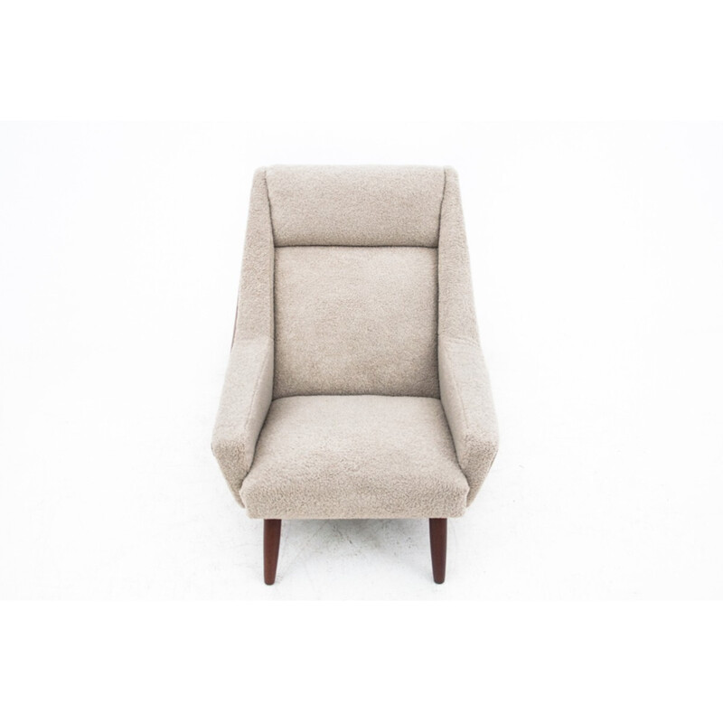 Vintage boucle armchair, Denmark 1960