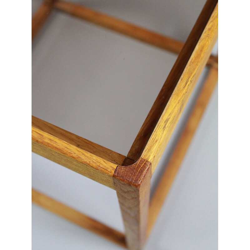 Pair of vintage teak side tables by Kurt Østervig for Kp Møbler, Denmark 1960