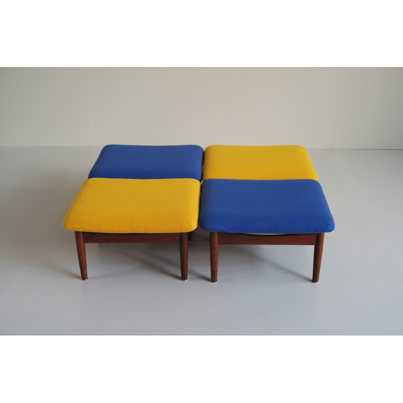 Pair of FD 137 stools, Japan Series by Finn Juhl - 1950s