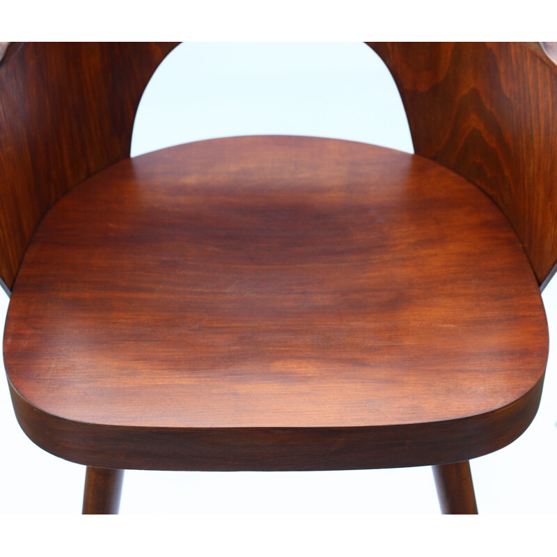 Oak OSwal Haerdtl Chair Ton edition - 1960s