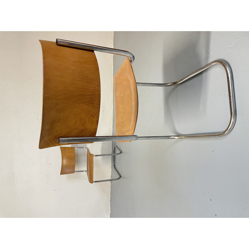 Pair of vintage chairs by Mart Stam for Kovona