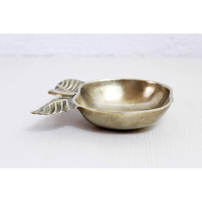 Vintage bronze 'Pomme' dish, 1960