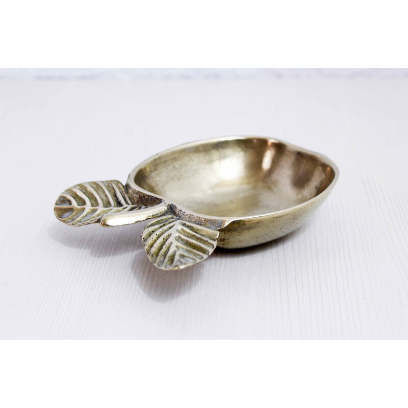 Vintage bronze 'Pomme' dish, 1960