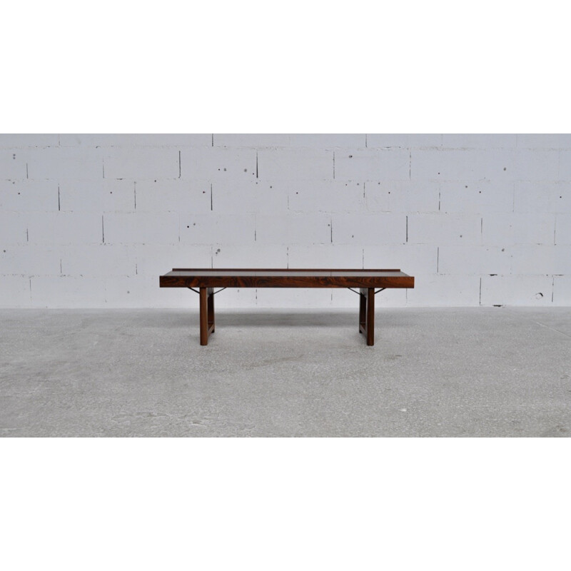 Krobo coffee table in rosewood by Torbjorn Afdal for Bruksbo Norway - 1960s